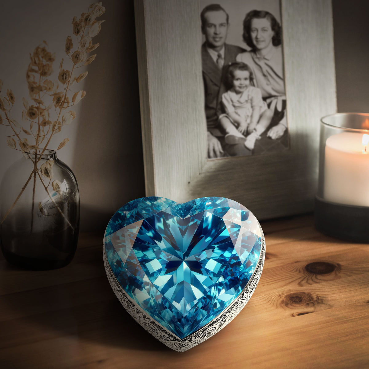 Eternal Elegance Adult Urns Eternal Gems Blue Topaz Cremation Urn