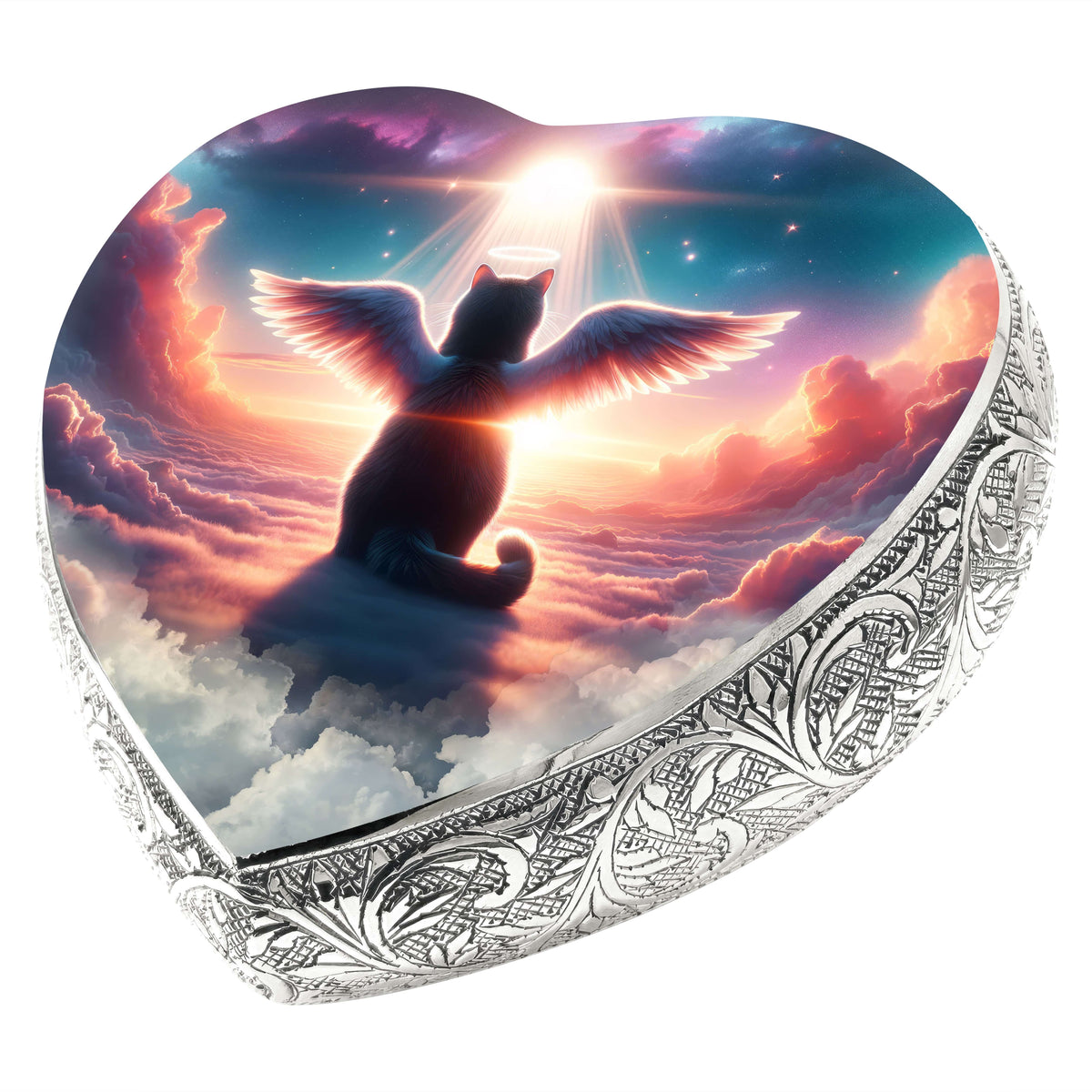 Eternal Elegance Cat Urns XXS Angelic Echo Cat Urn