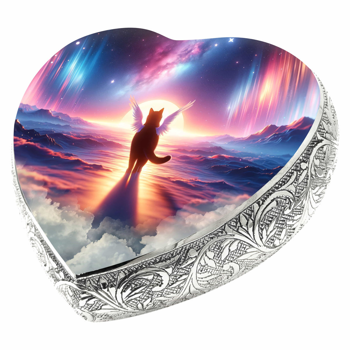 Eternal Elegance Cat Urns XXS Astral Aurora Cat Urn