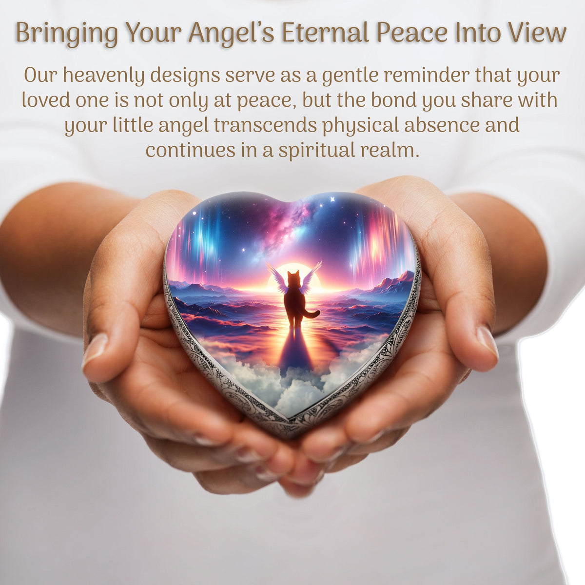 Eternal Elegance Cat Urns XXS Astral Aurora Cat Urn