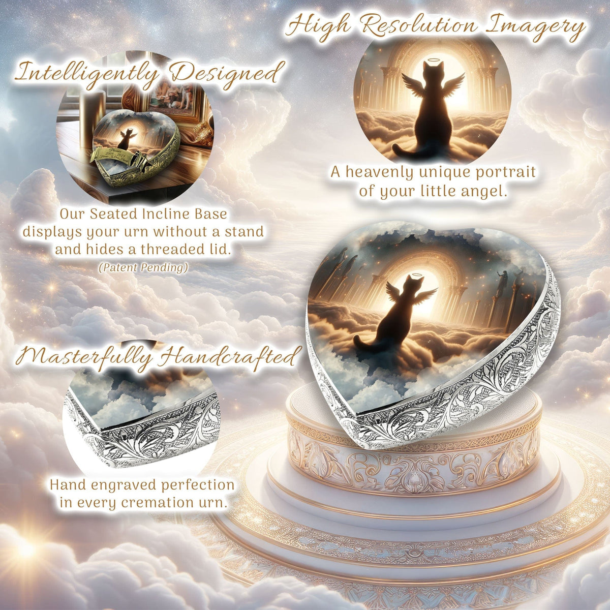 Eternal Elegance Cat Urns XXS Astral Essence Cat Urn