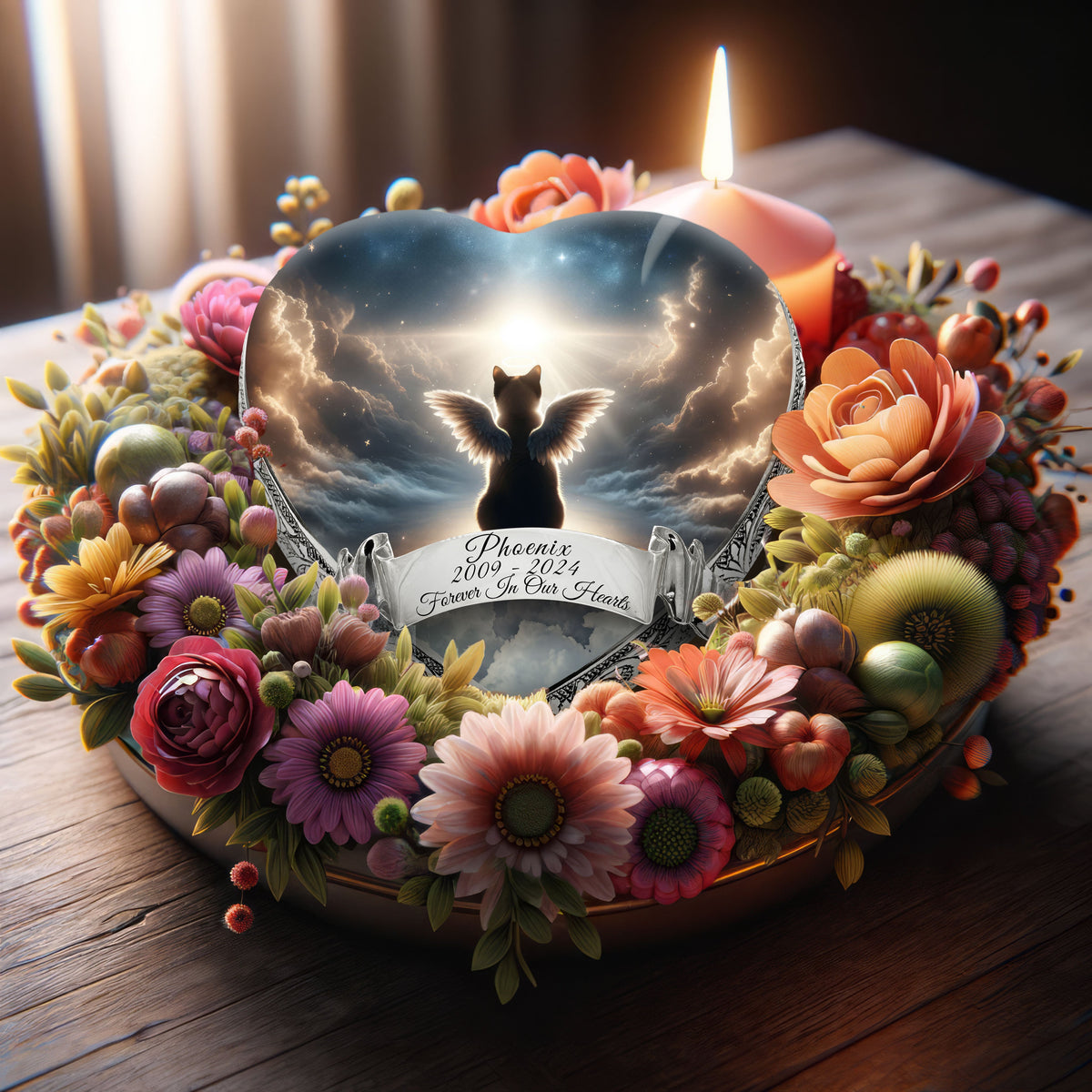 Eternal Elegance Cat Urns XXS Aurora Allure Siamese Cat Urn