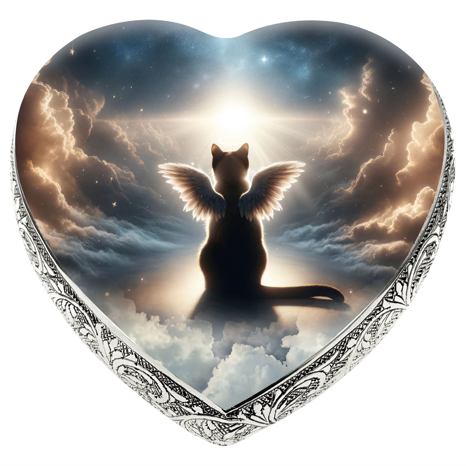 Eternal Elegance Cat Urns XXS Aurora Allure Siamese Cat Urn