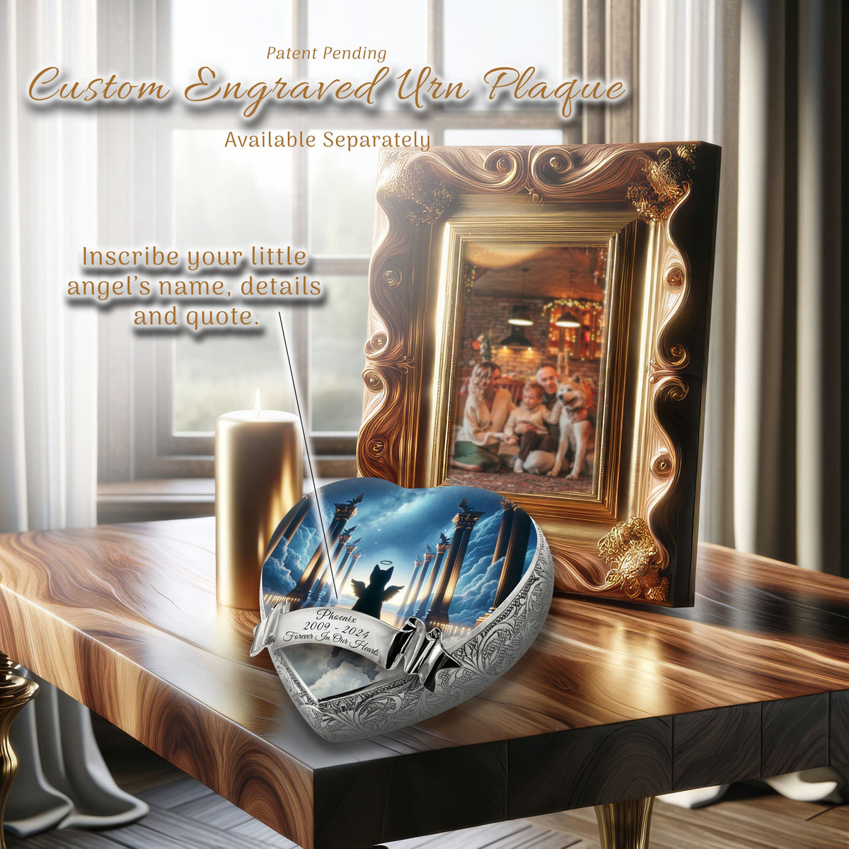 Eternal Elegance Cat Urns XXS Celestia's Charm Cat Urn