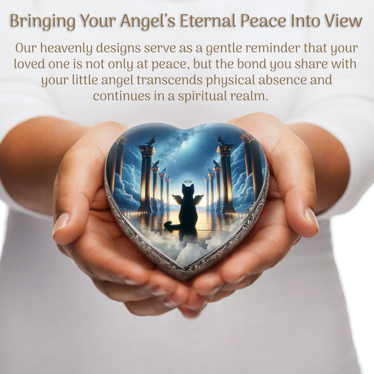 Eternal Elegance Cat Urns XXS Celestia's Charm Cat Urn