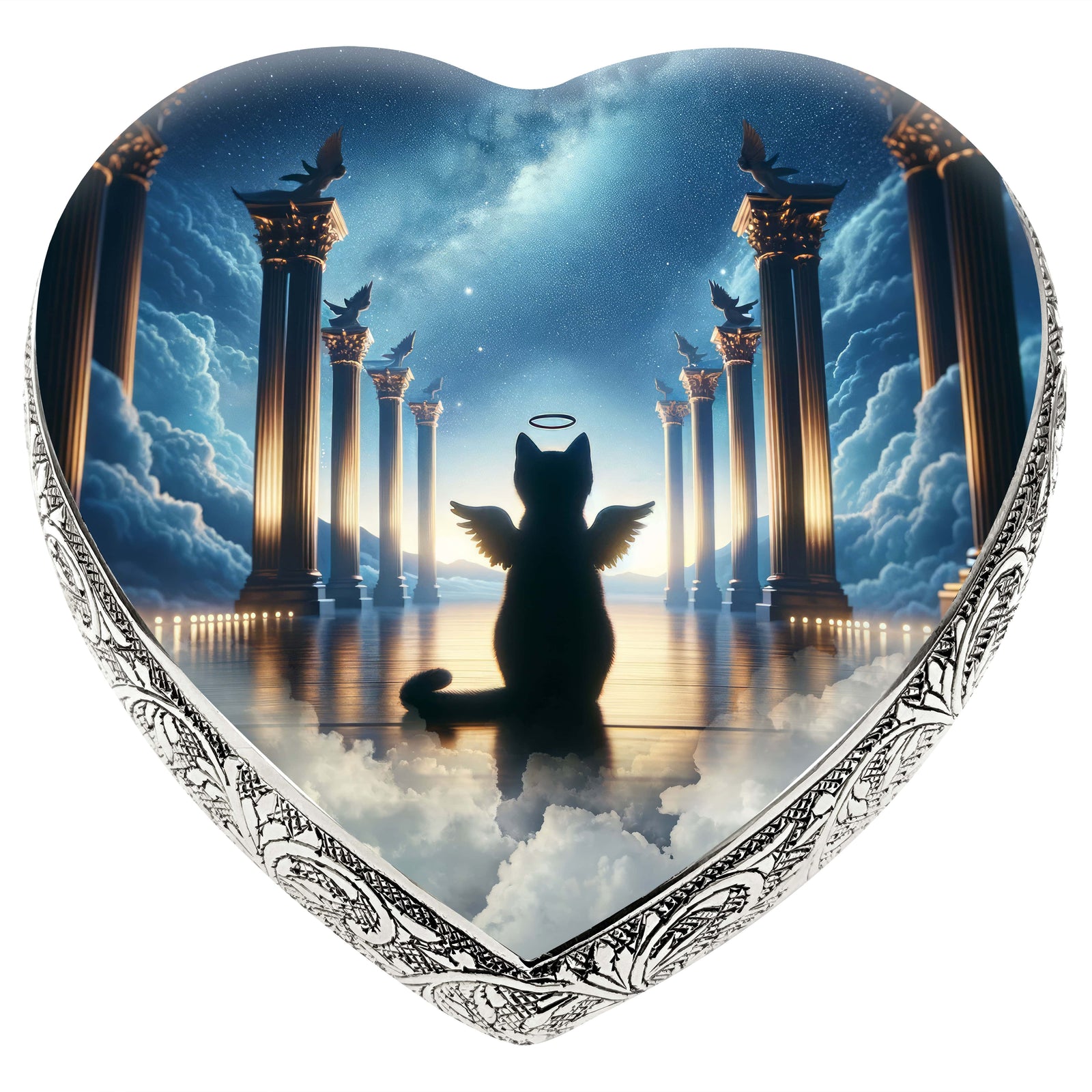 Eternal Elegance Cat Urns XXS Celestia's Charm Cat Urn