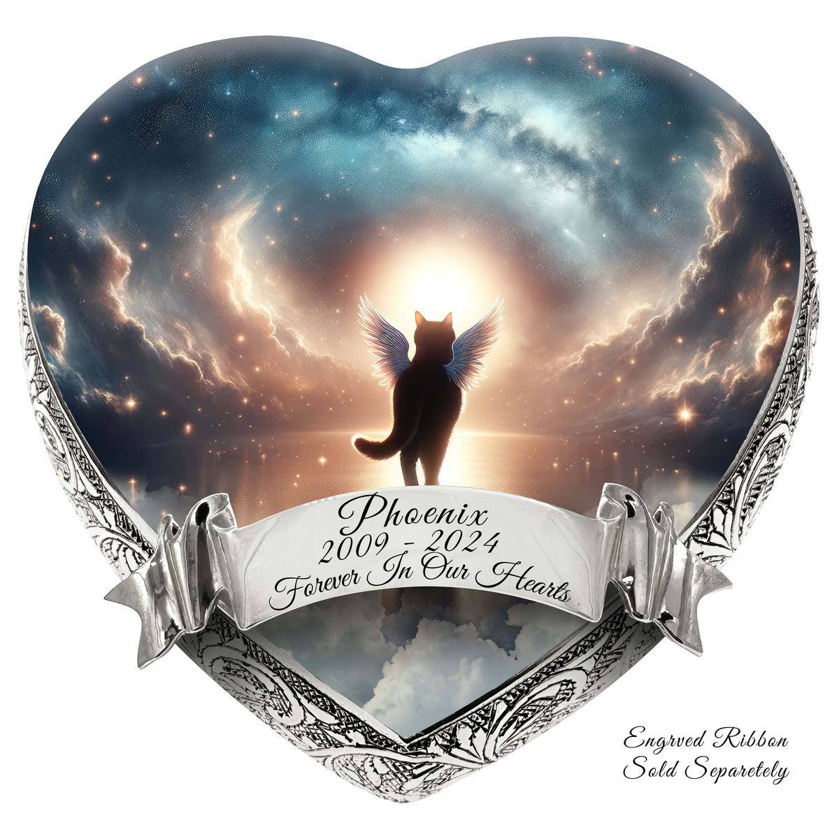 Eternal Elegance Cat Urns XXS Celestial Symphony Cat Urn