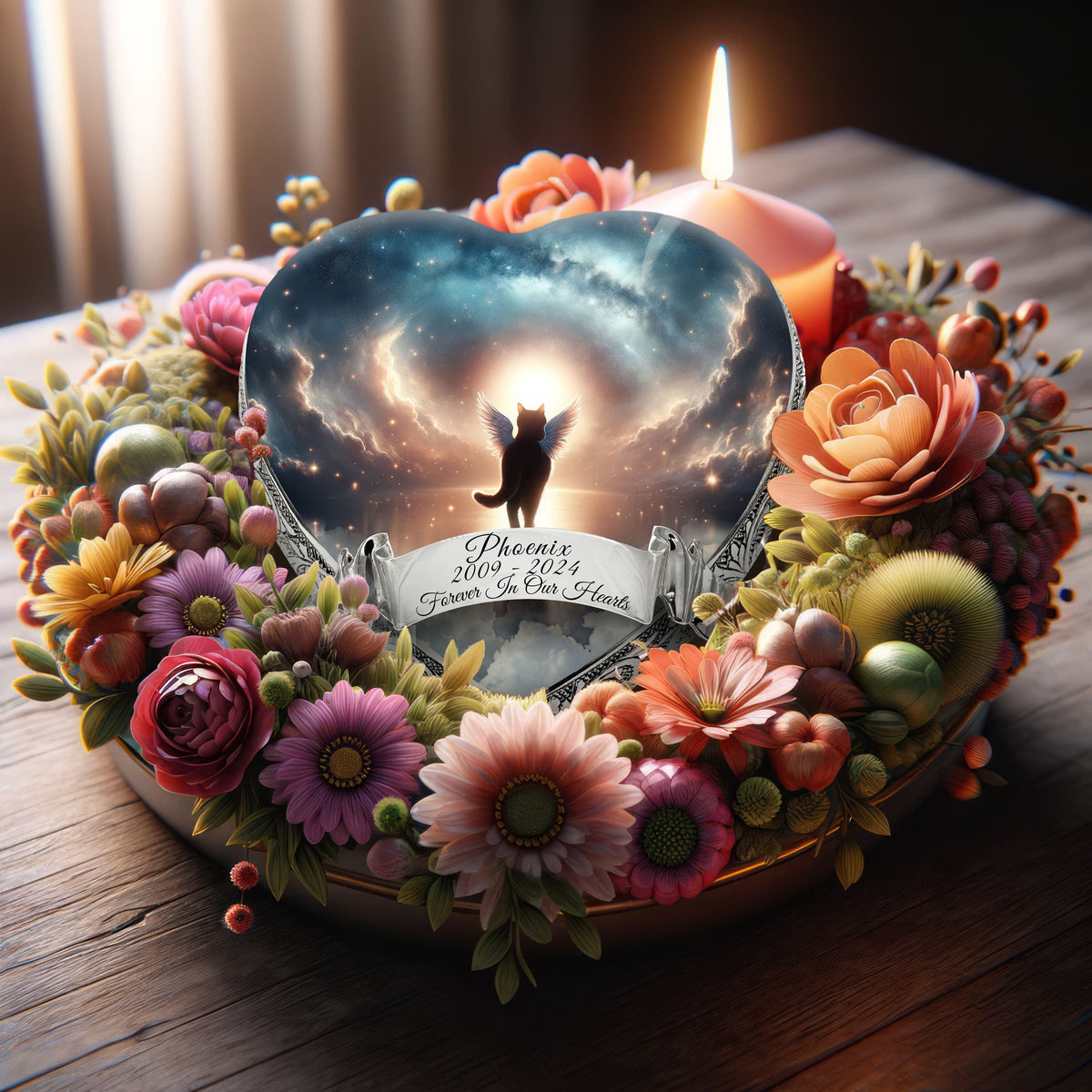 Eternal Elegance Cat Urns XXS Celestial Symphony Cat Urn