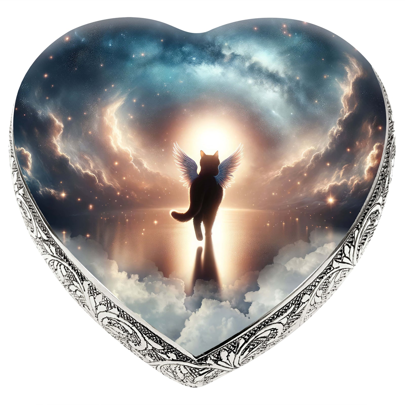 Eternal Elegance Cat Urns XXS Celestial Symphony Cat Urn