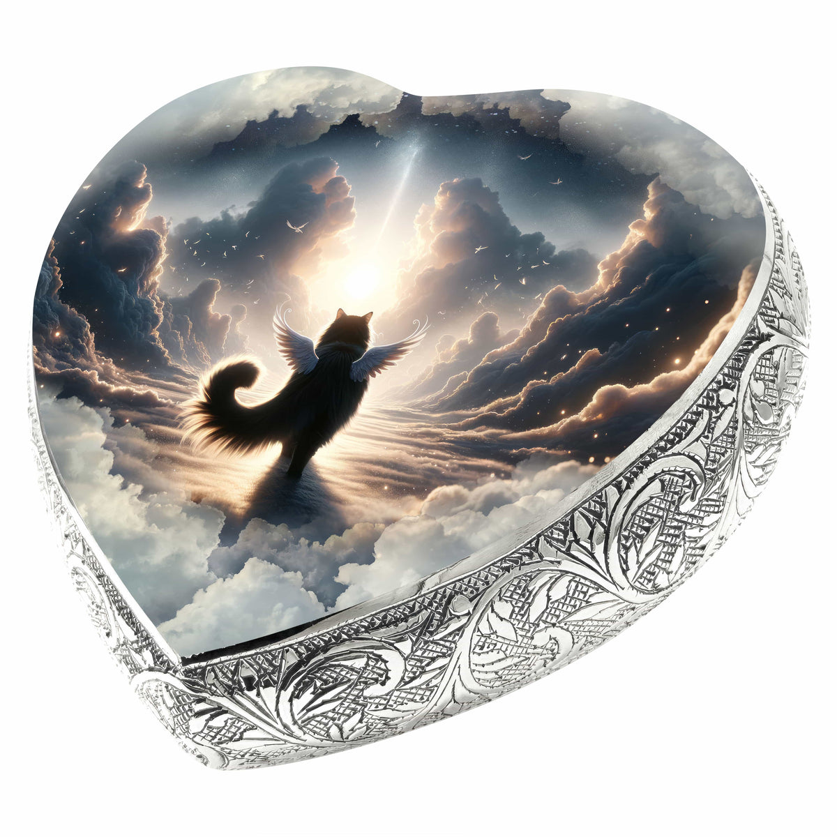 Eternal Elegance Cat Urns XXS Cosmic Chorus Cat Urn