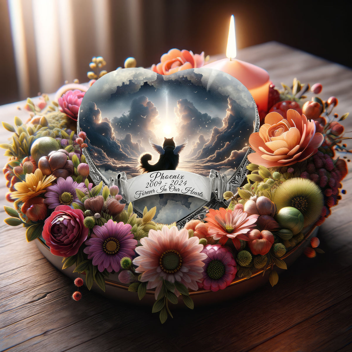 Eternal Elegance Cat Urns XXS Cosmic Chorus Cat Urn