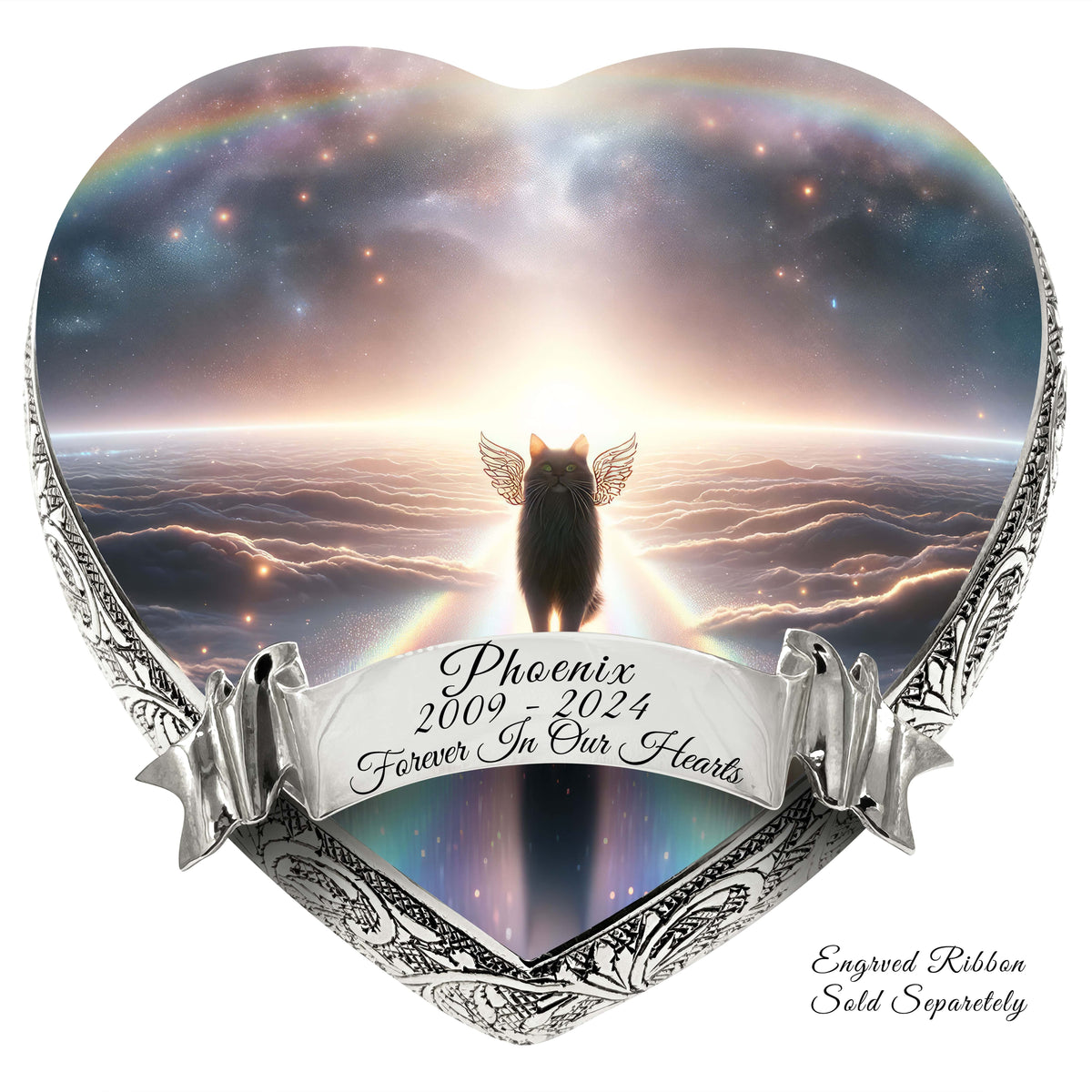 Eternal Elegance Cat Urns XXS Cosmic Harmony Cat Urn