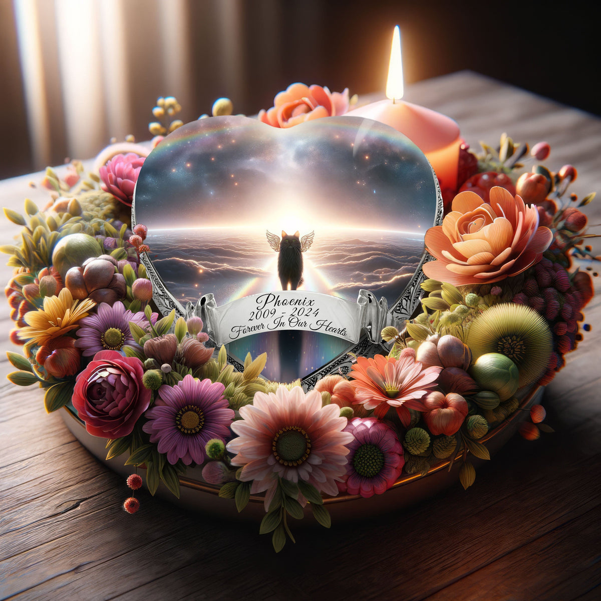 Eternal Elegance Cat Urns XXS Cosmic Harmony Cat Urn