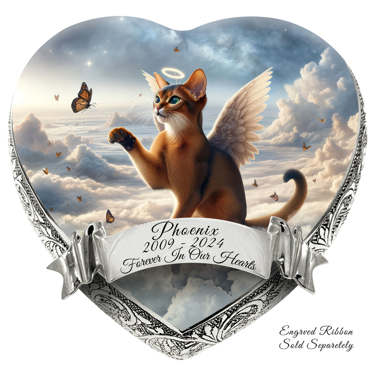 Eternal Elegance Cat Urns XXS Divine Dream Abyssinian Cat Urn