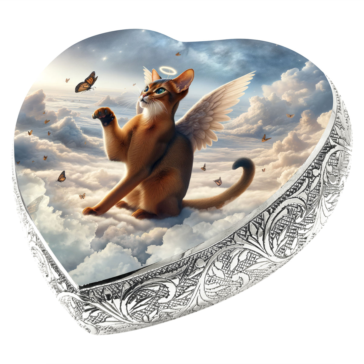 Eternal Elegance Cat Urns XXS Divine Dream Abyssinian Cat Urn