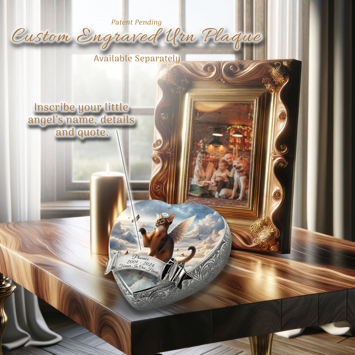 Eternal Elegance Cat Urns XXS Divine Dream Abyssinian Cat Urn