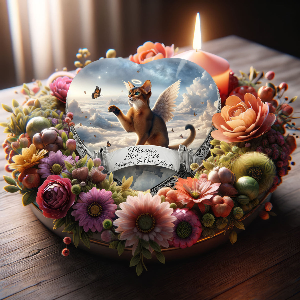 Eternal Elegance Cat Urns XXS Divine Dream Abyssinian Cat Urn