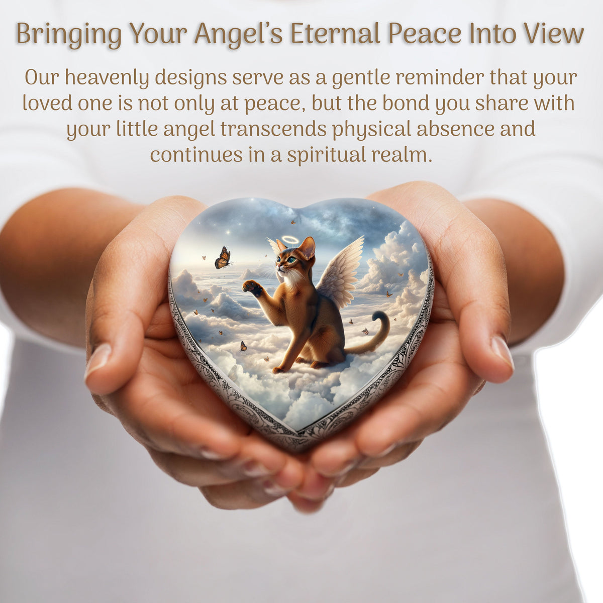 Eternal Elegance Cat Urns XXS Divine Dream Abyssinian Cat Urn