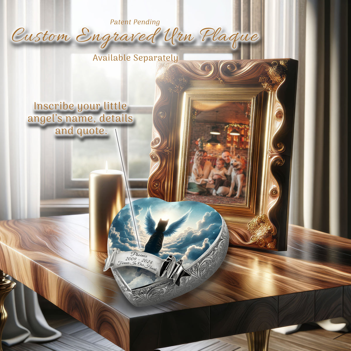 Eternal Elegance Cat Urns XXS Ethereal Eclipse Cat Urn