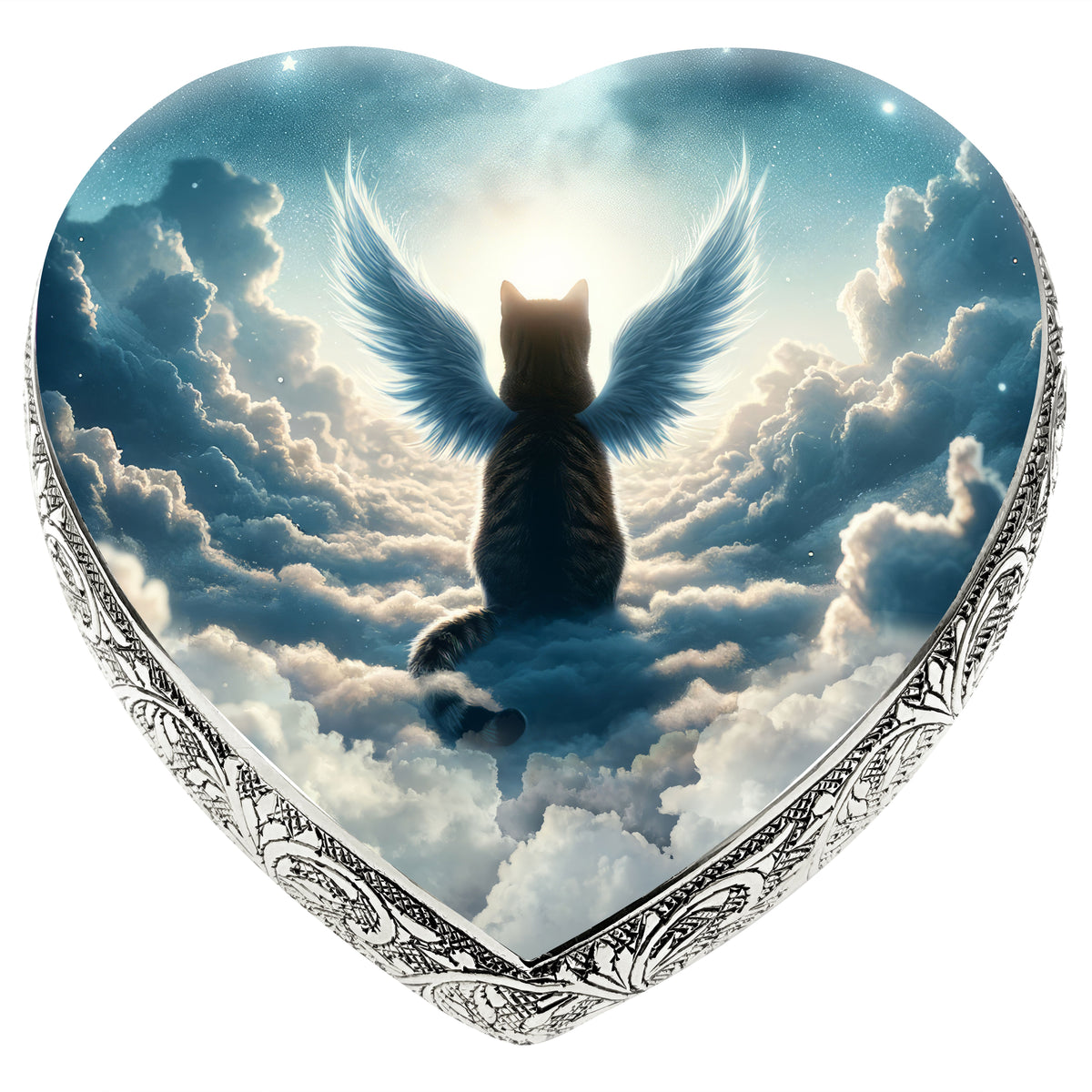 Eternal Elegance Cat Urns XXS Ethereal Eclipse Cat Urn