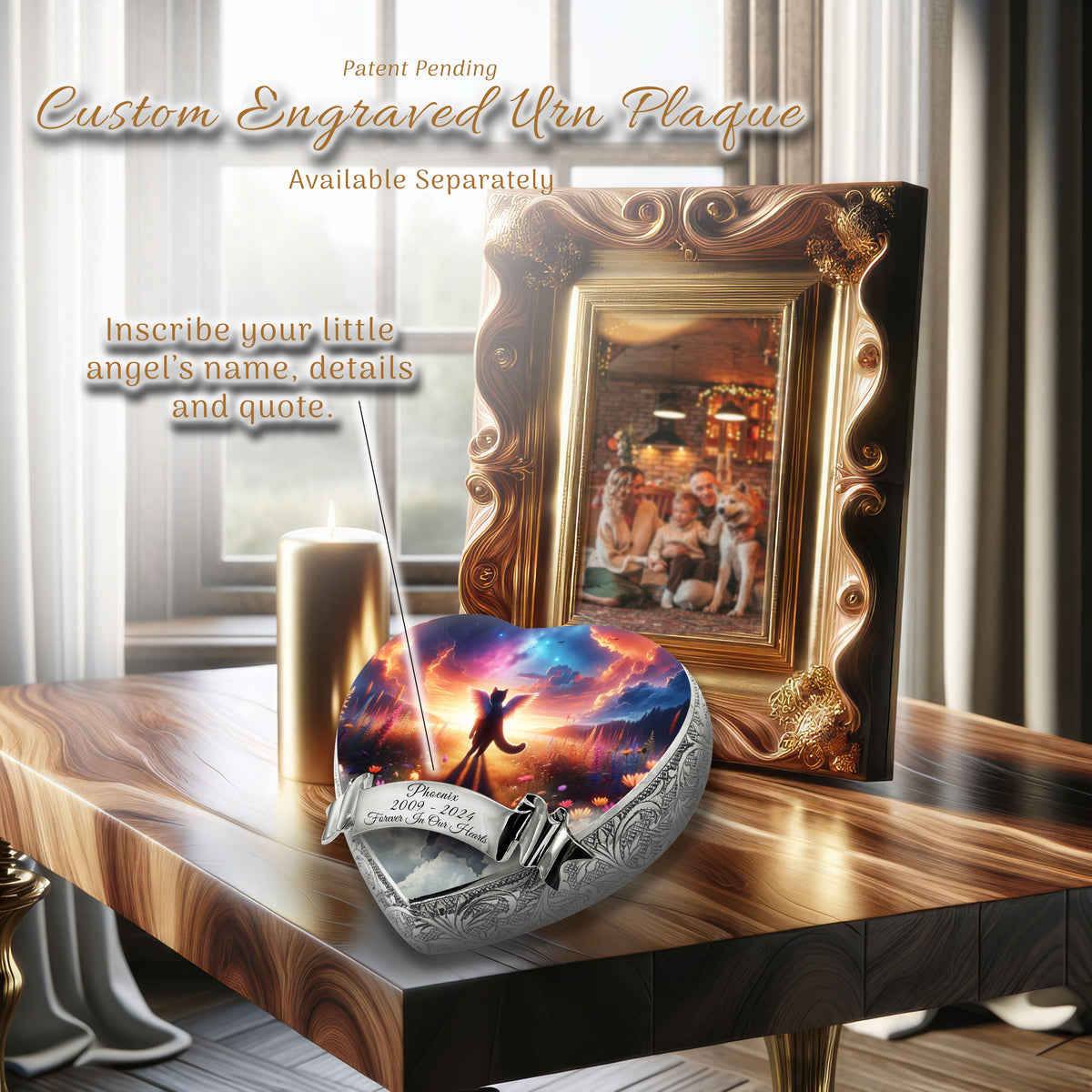 Eternal Elegance Cat Urns XXS Galactic Gleam Cat Urn