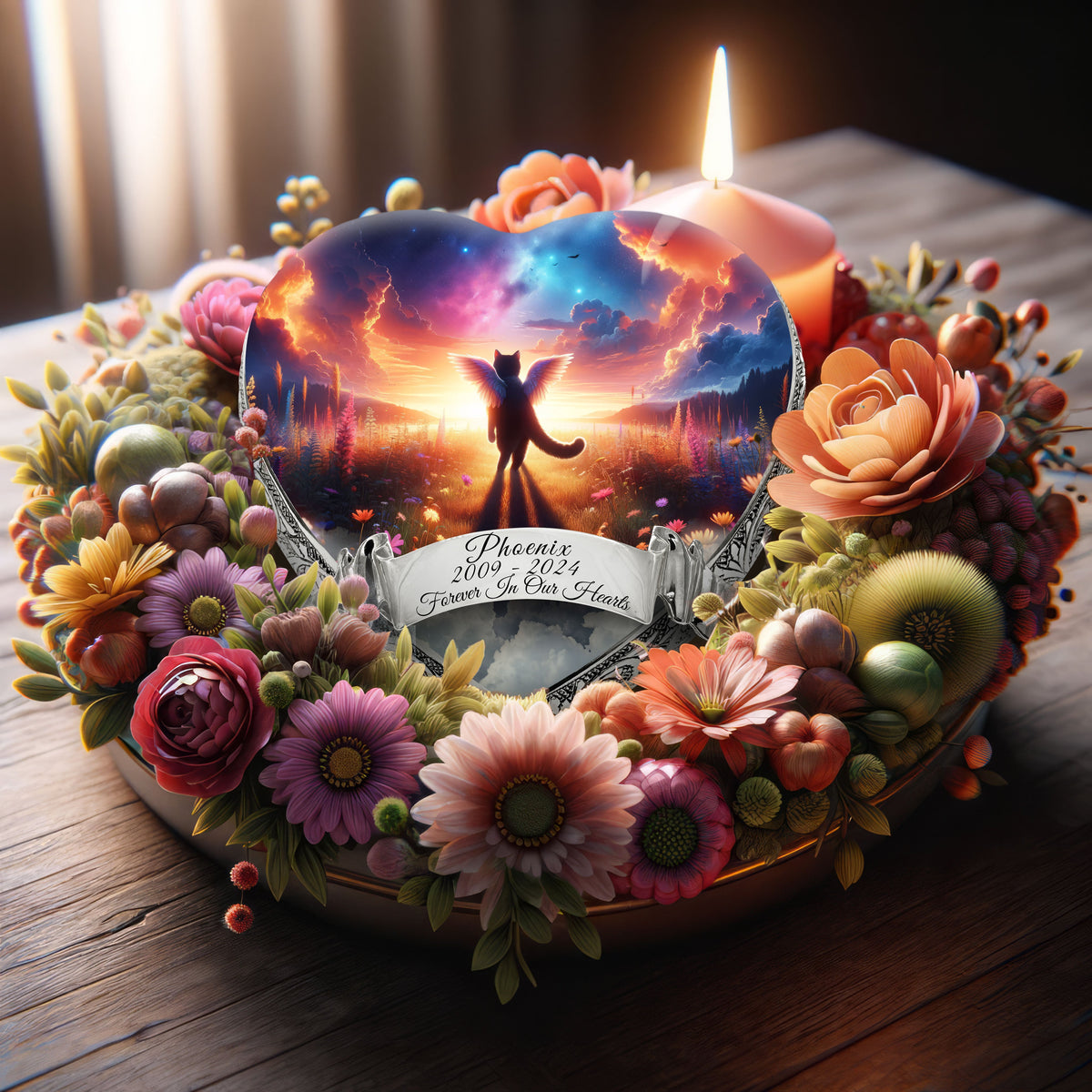 Eternal Elegance Cat Urns XXS Galactic Gleam Cat Urn