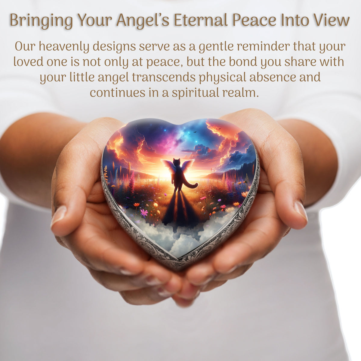 Eternal Elegance Cat Urns XXS Galactic Gleam Cat Urn