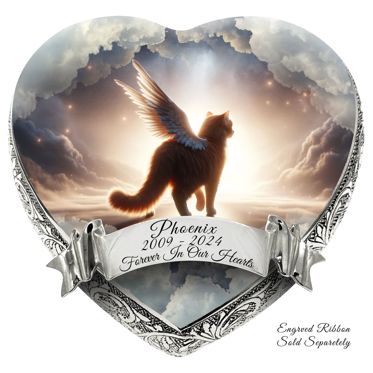 Eternal Elegance Cat Urns XXS Galaxy Glaze Cat Urn