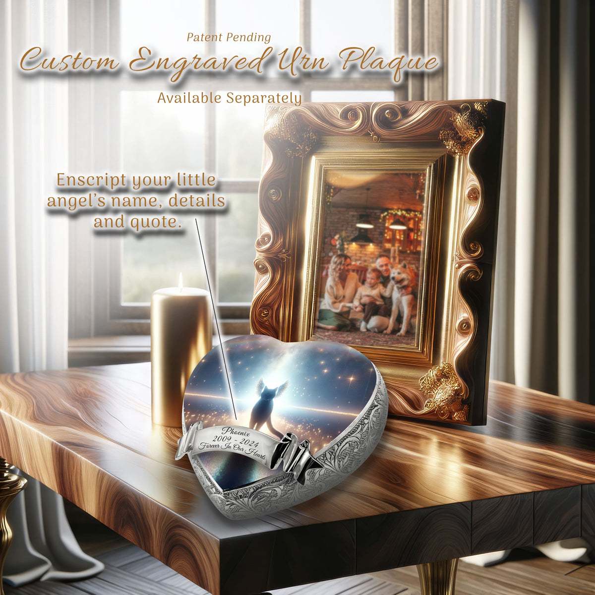 Eternal Elegance Cat Urns XXS Heaven's Gates Cat Urn