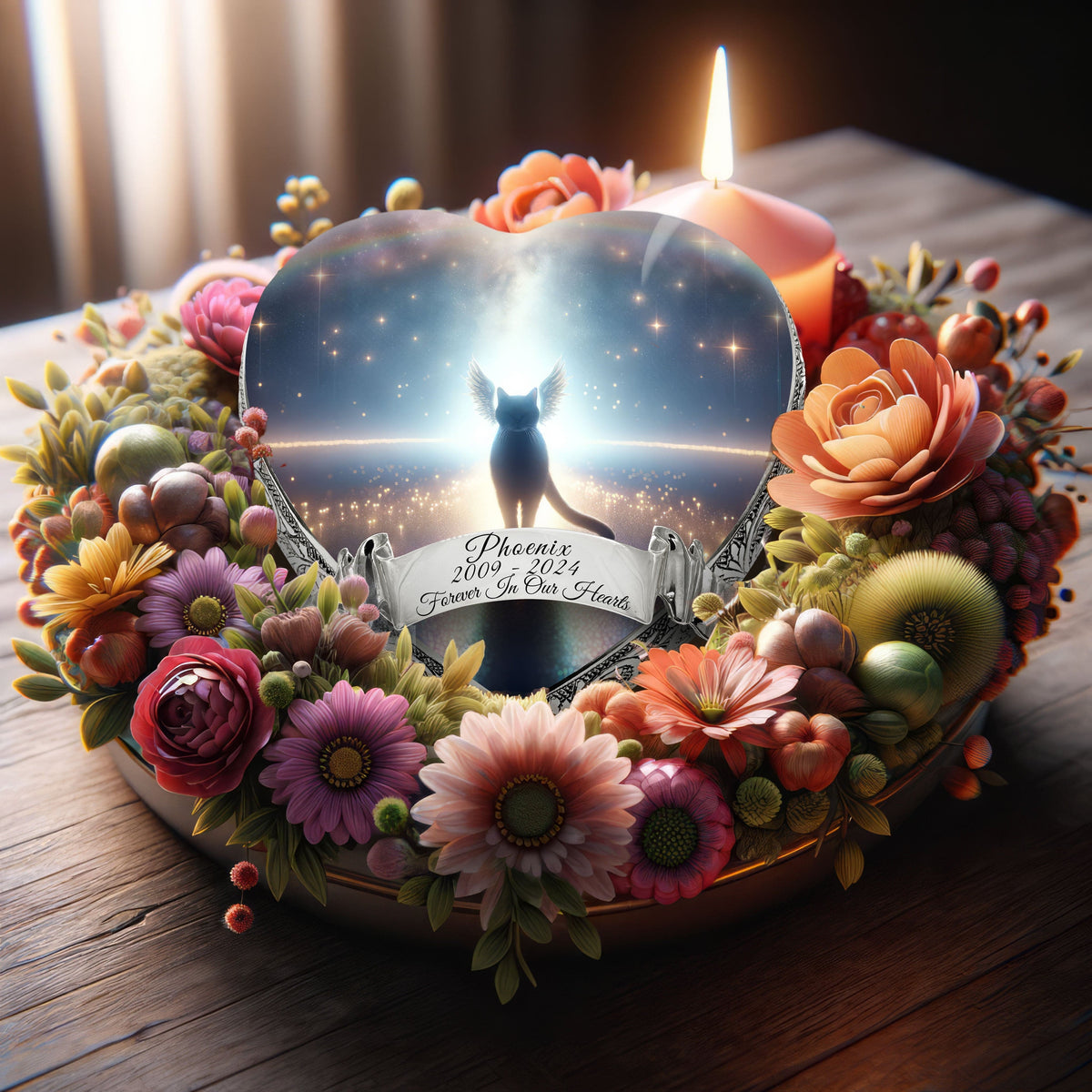 Eternal Elegance Cat Urns XXS Heaven's Gates Cat Urn