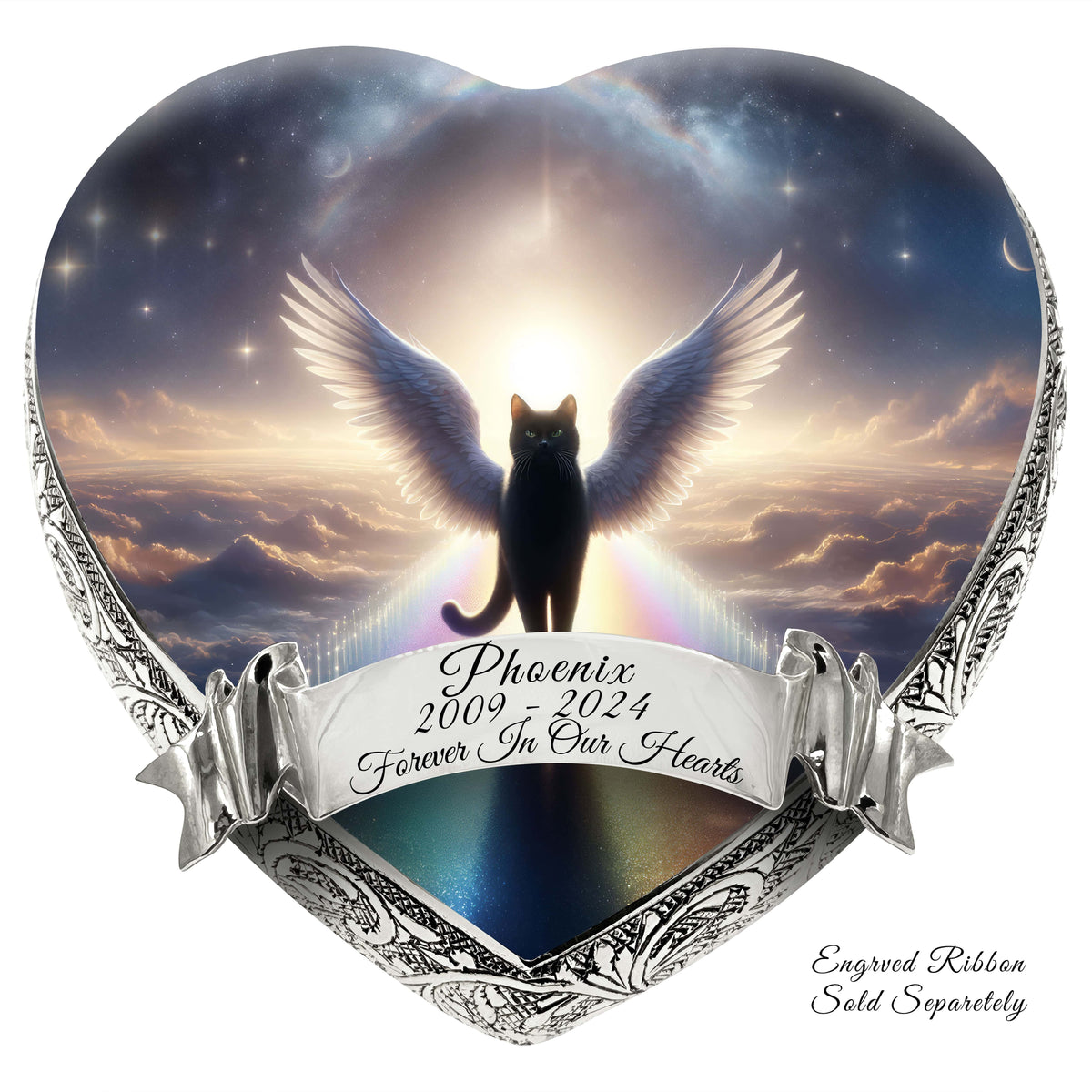 Eternal Elegance Cat Urns XXS Heavenly Harmony Cat Urn