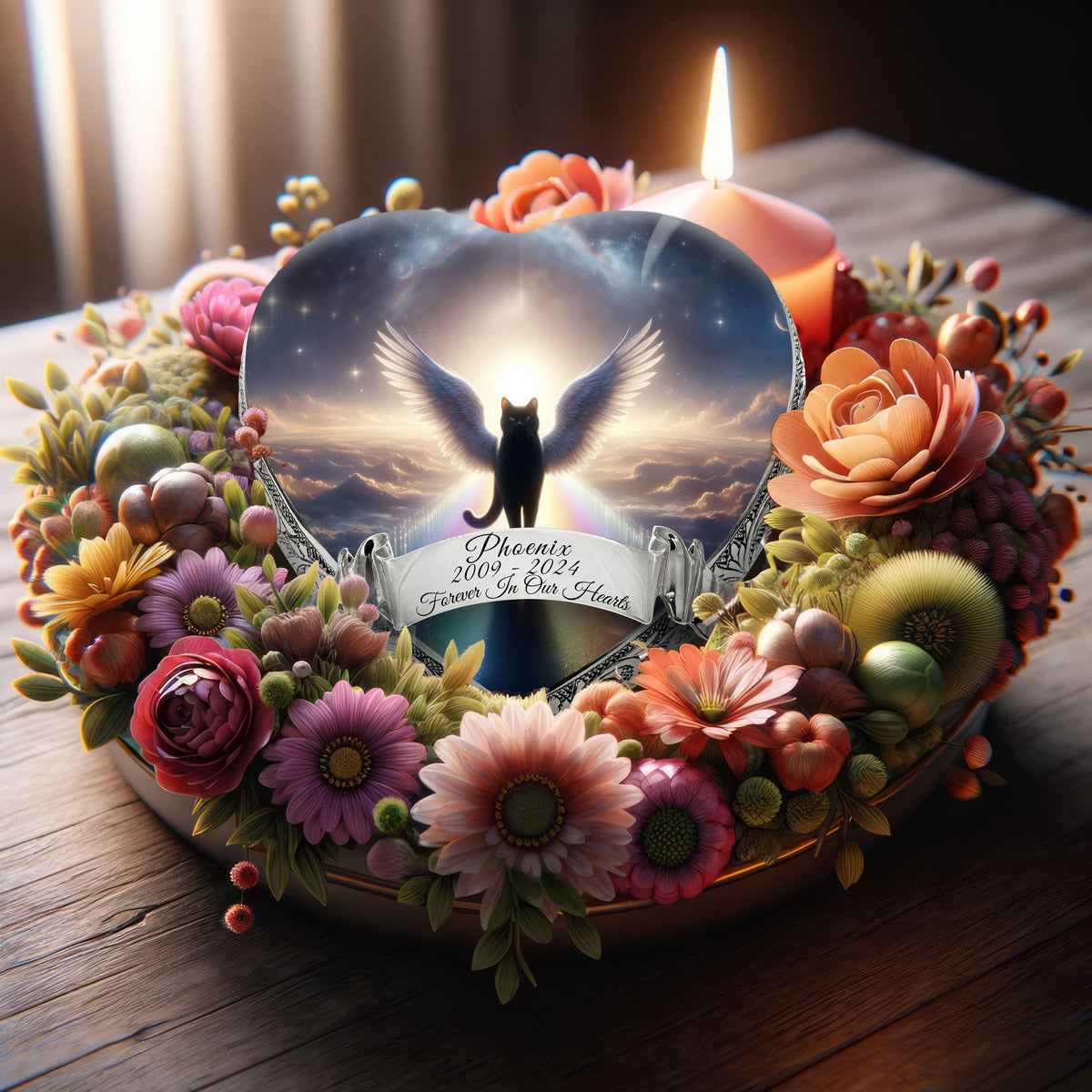 Eternal Elegance Cat Urns XXS Heavenly Harmony Cat Urn