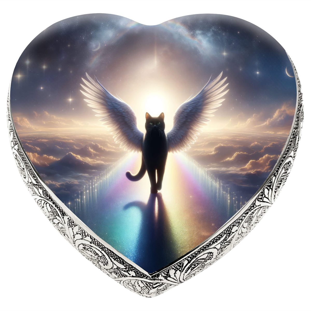 Eternal Elegance Cat Urns XXS Heavenly Harmony Cat Urn