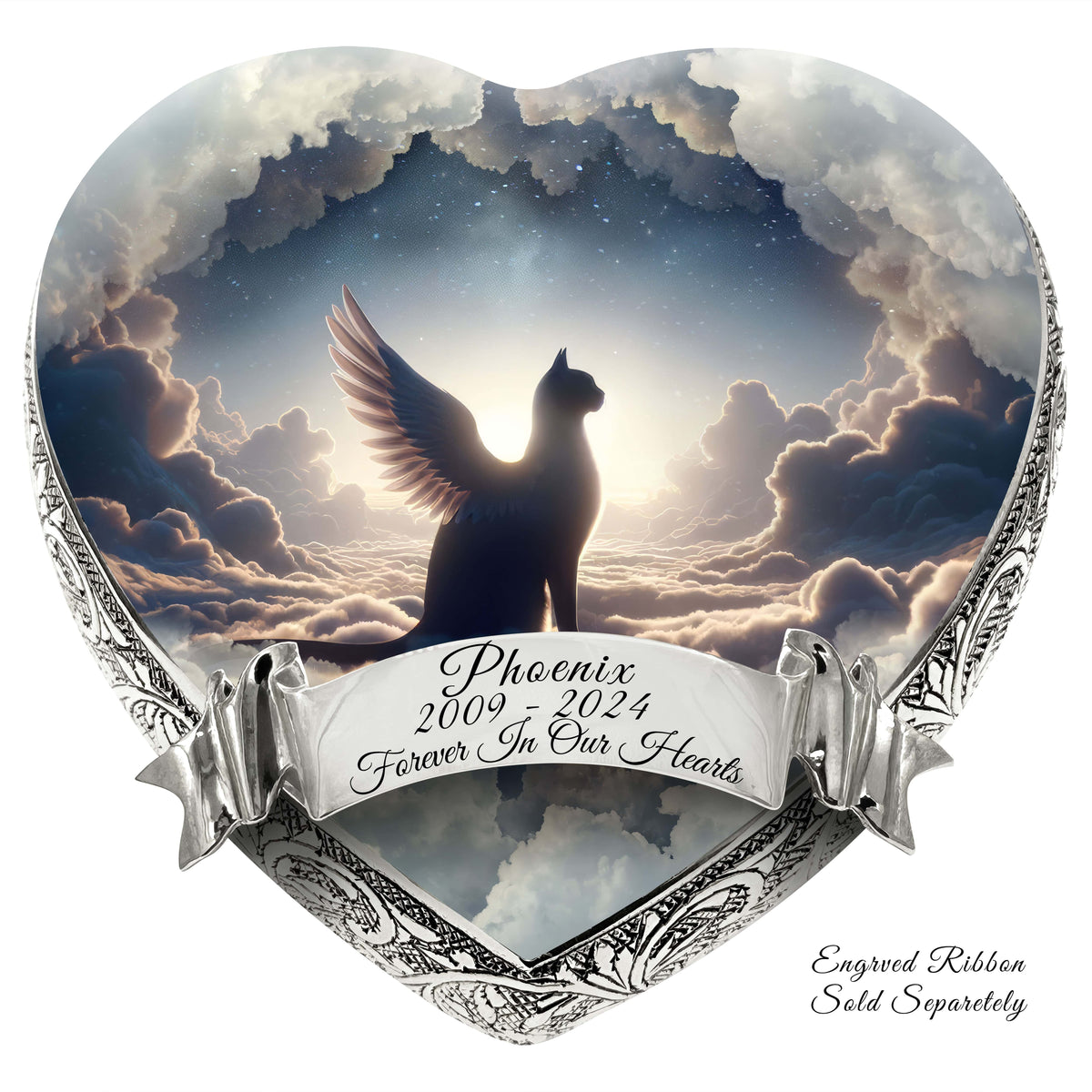 Eternal Elegance Cat Urns XXS Milky Mist Siamese Cat Urn