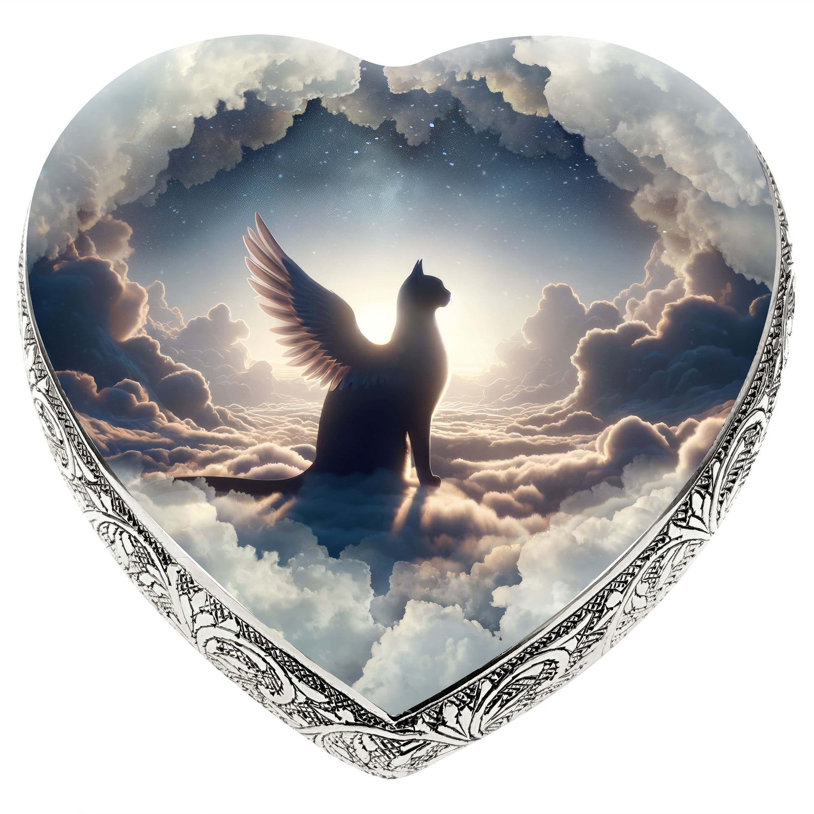 Eternal Elegance Cat Urns XXS Milky Mist Siamese Cat Urn