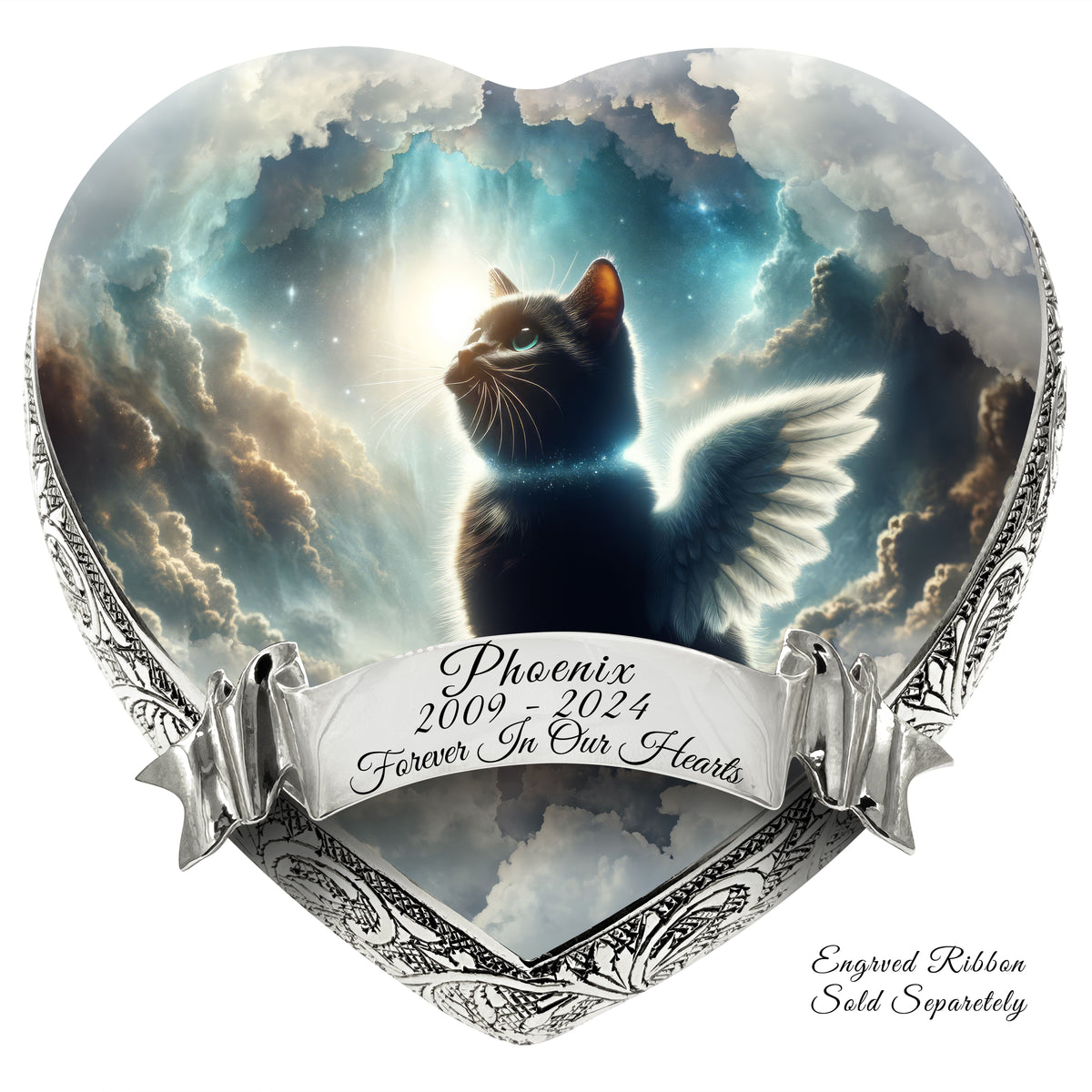 Eternal Elegance Cat Urns XXS Nebula Night Cat Urn