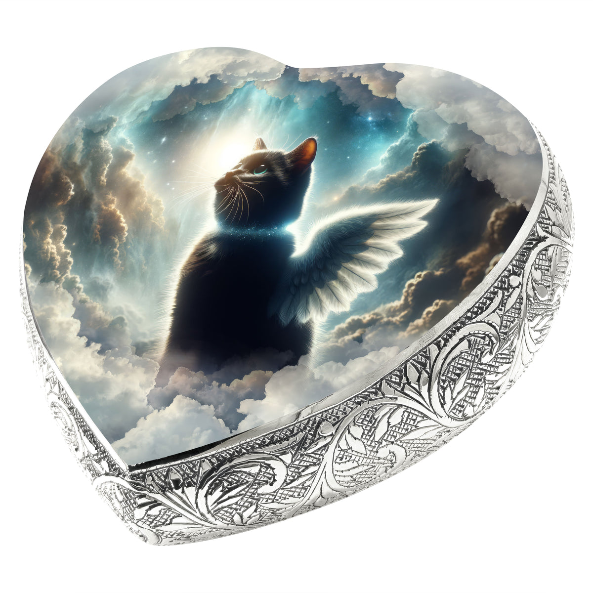 Eternal Elegance Cat Urns XXS Nebula Night Cat Urn