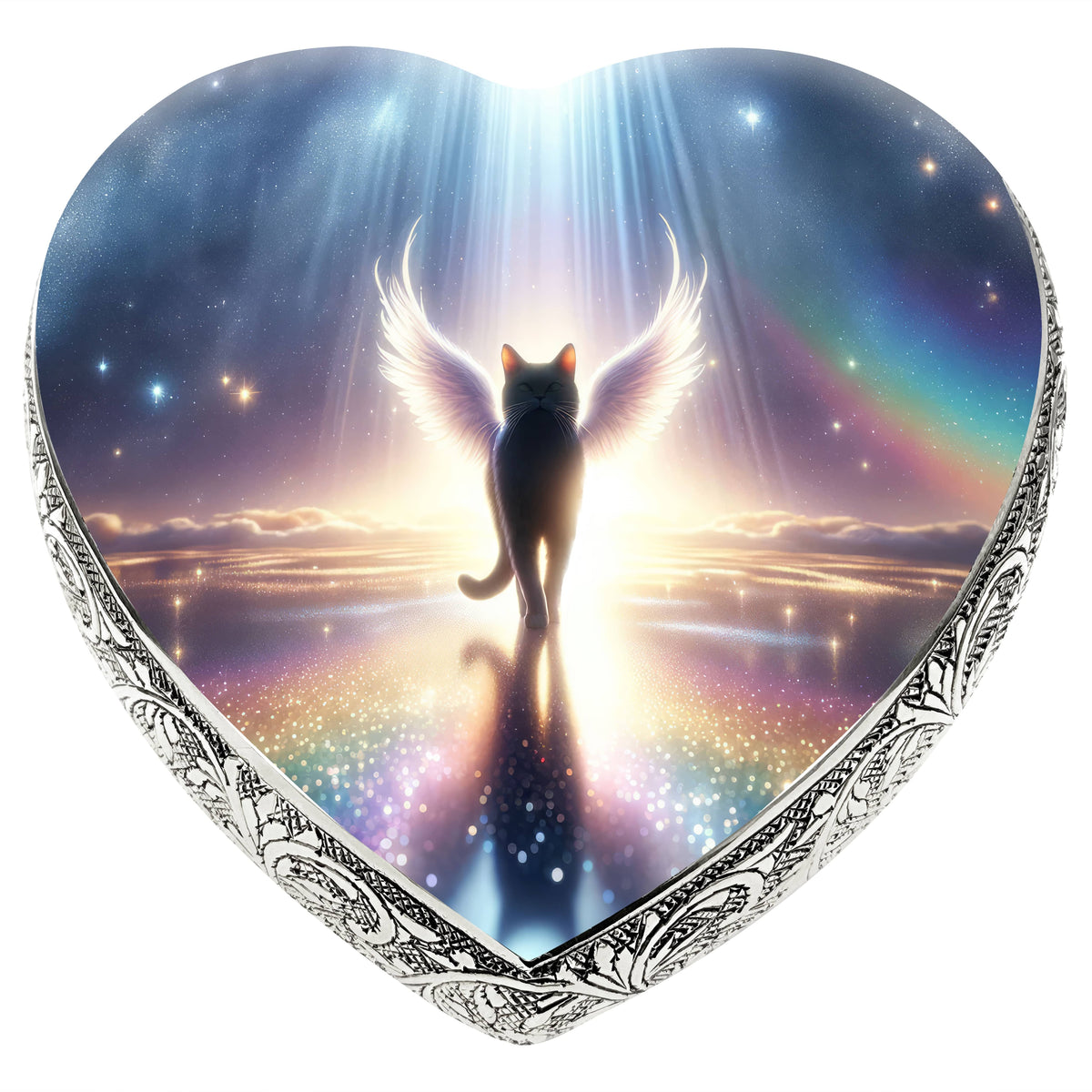 Eternal Elegance Cat Urns XXS Rainbow Bridge Cat Urn