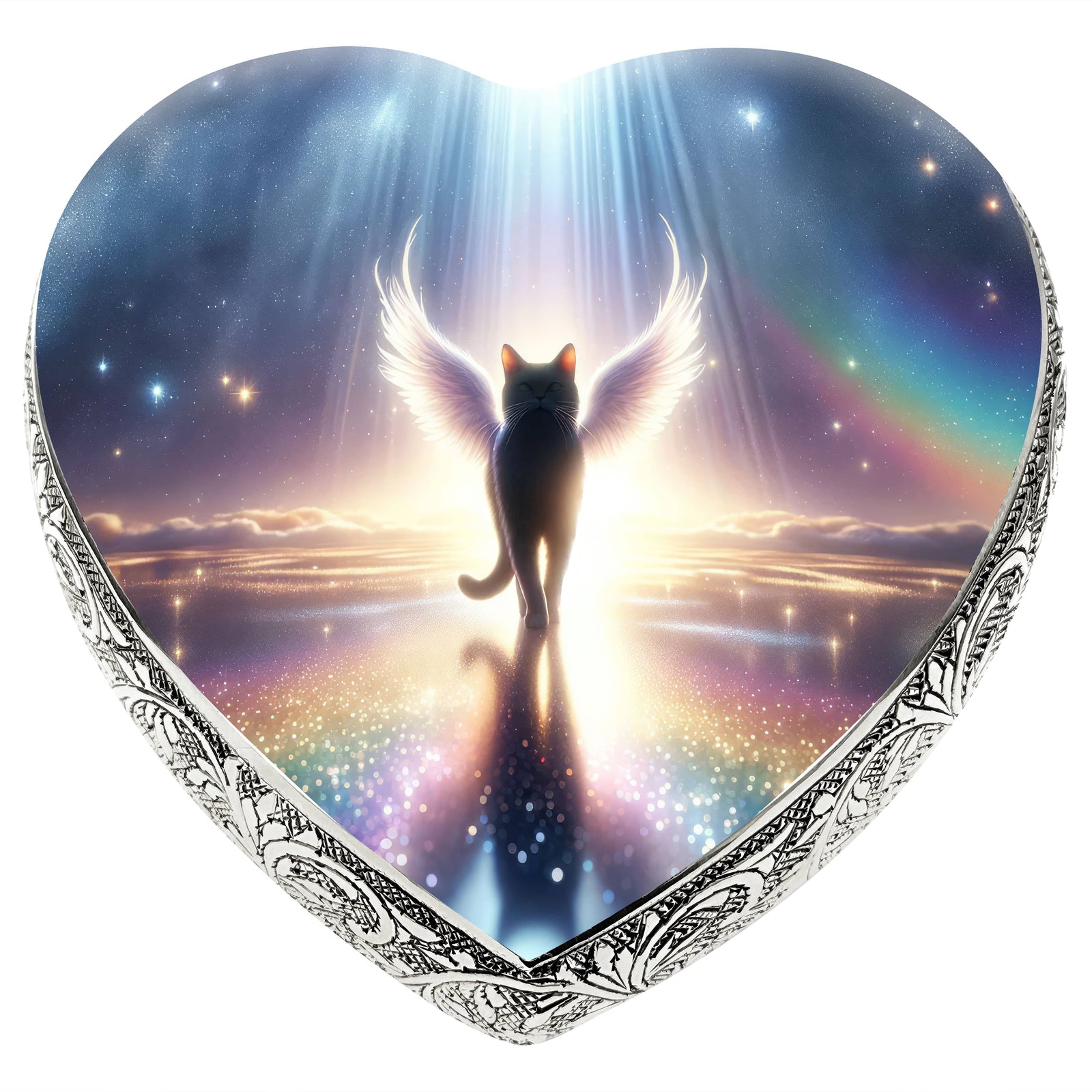 Eternal Elegance Cat Urns XXS Rainbow Bridge Cat Urn