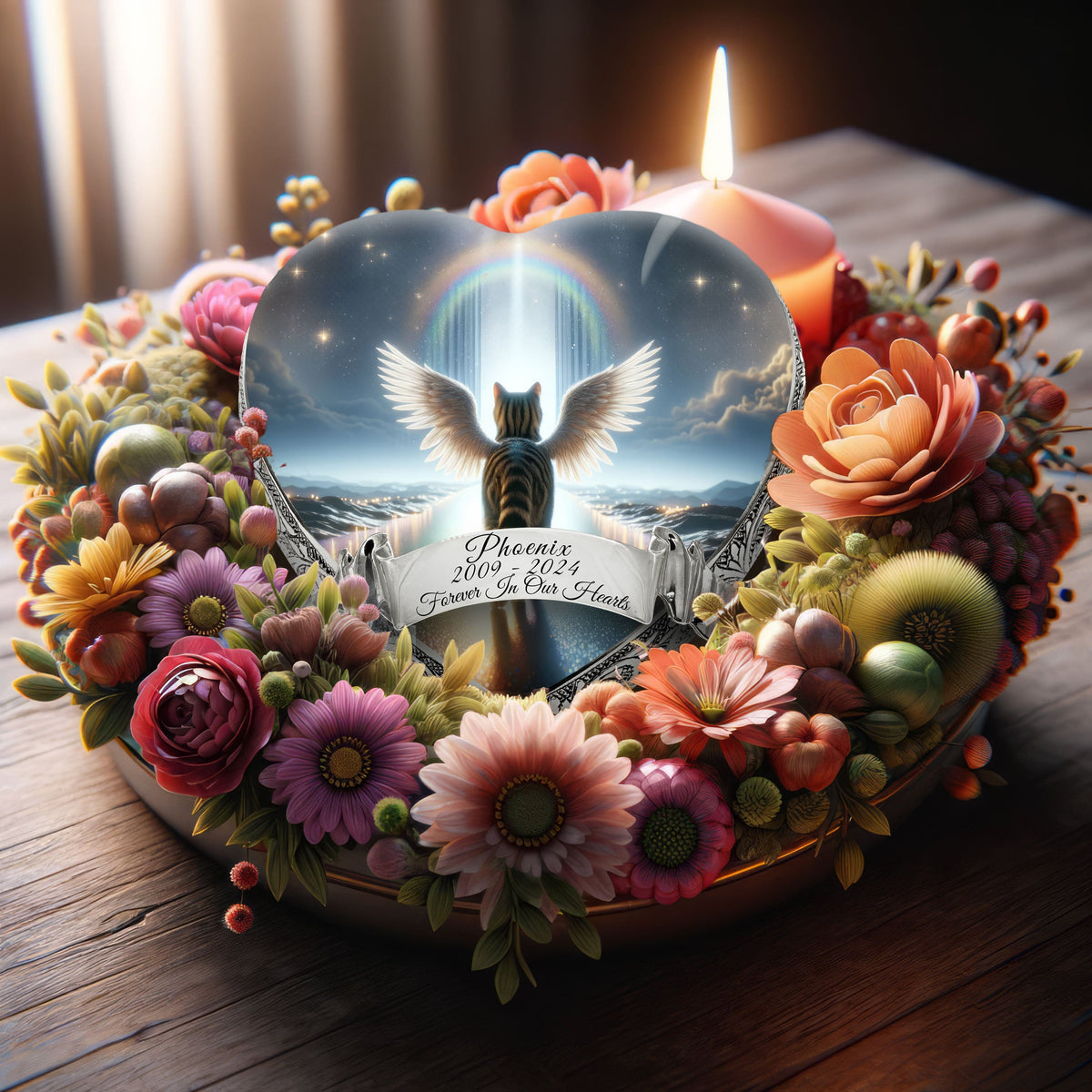 Eternal Elegance Cat Urns XXS Solar Symphony Bengal Cat Urn