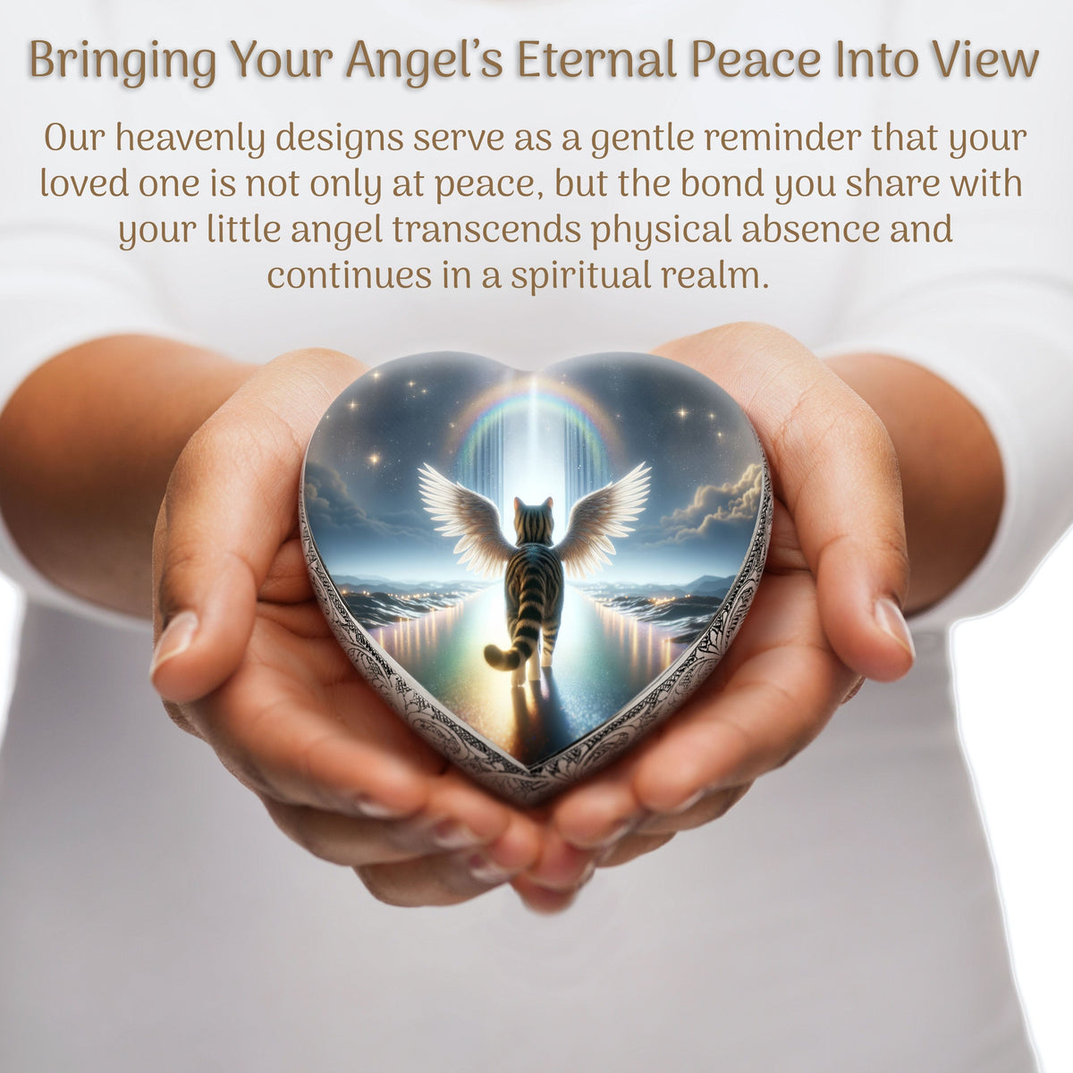 Eternal Elegance Cat Urns XXS Solar Symphony Bengal Cat Urn