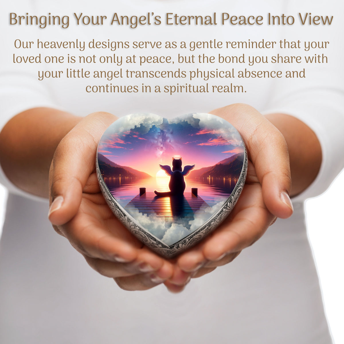 Eternal Elegance Cat Urns XXS Starlit Serenity Cat Urn