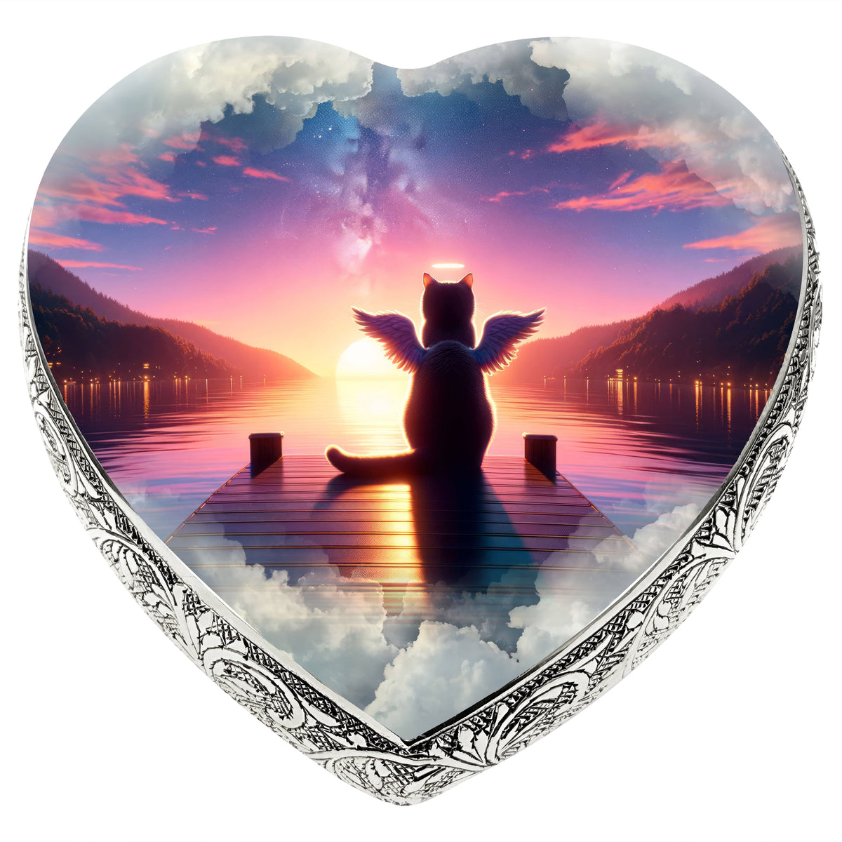 Eternal Elegance Cat Urns XXS Starlit Serenity Cat Urn