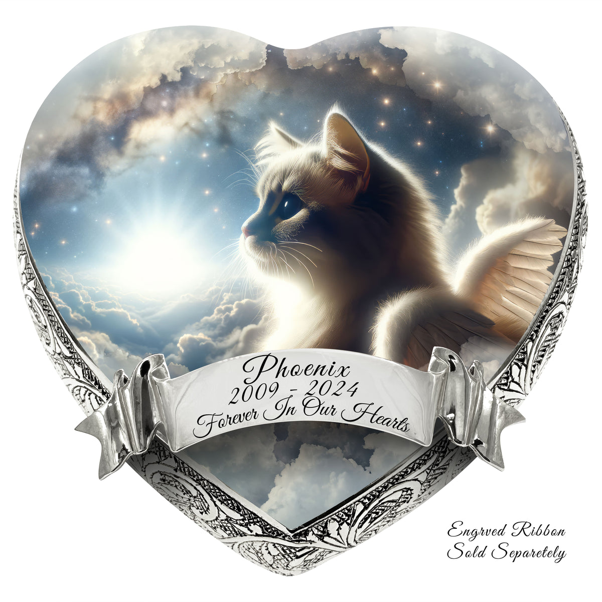 Eternal Elegance Cat Urns XXS Starry Soiree Cat Urn