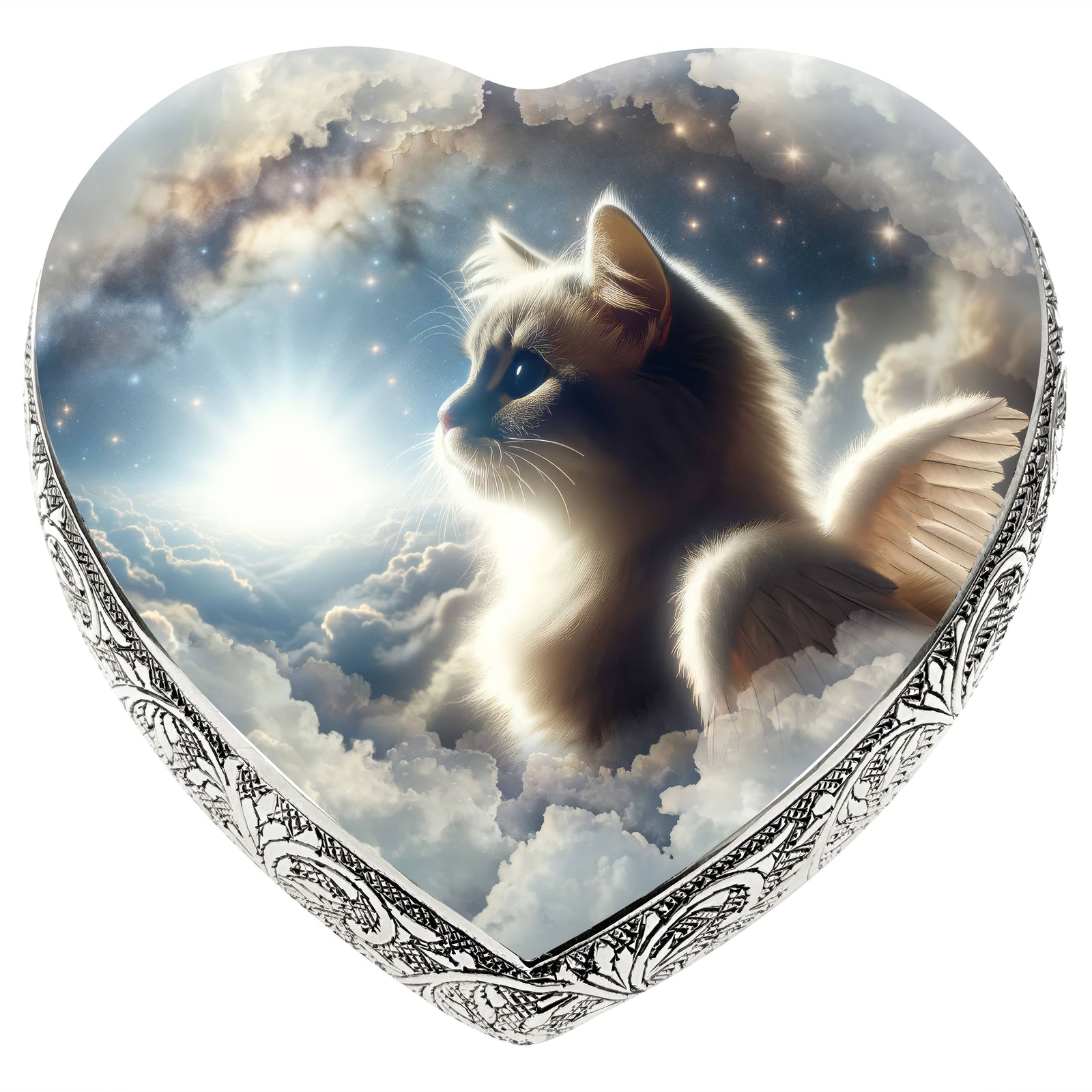 Eternal Elegance Cat Urns XXS Starry Soiree Cat Urn