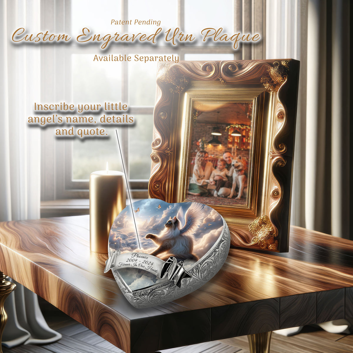 Eternal Elegance Cat Urns XXS Starry Splendor Siamese Cat Urn