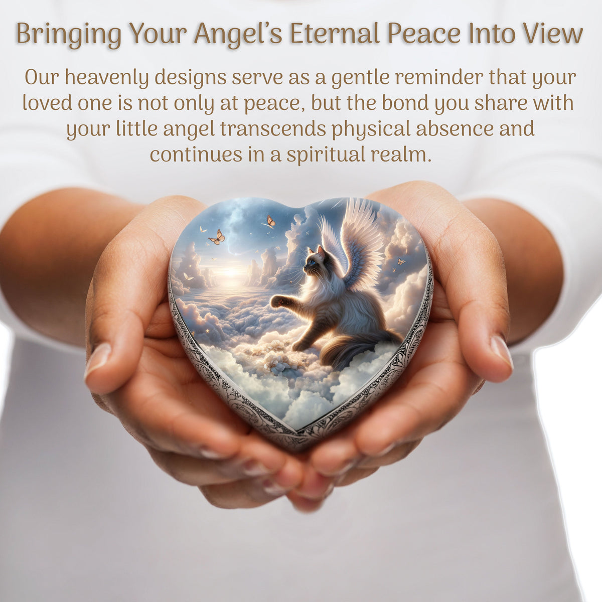 Eternal Elegance Cat Urns XXS Starry Splendor Siamese Cat Urn