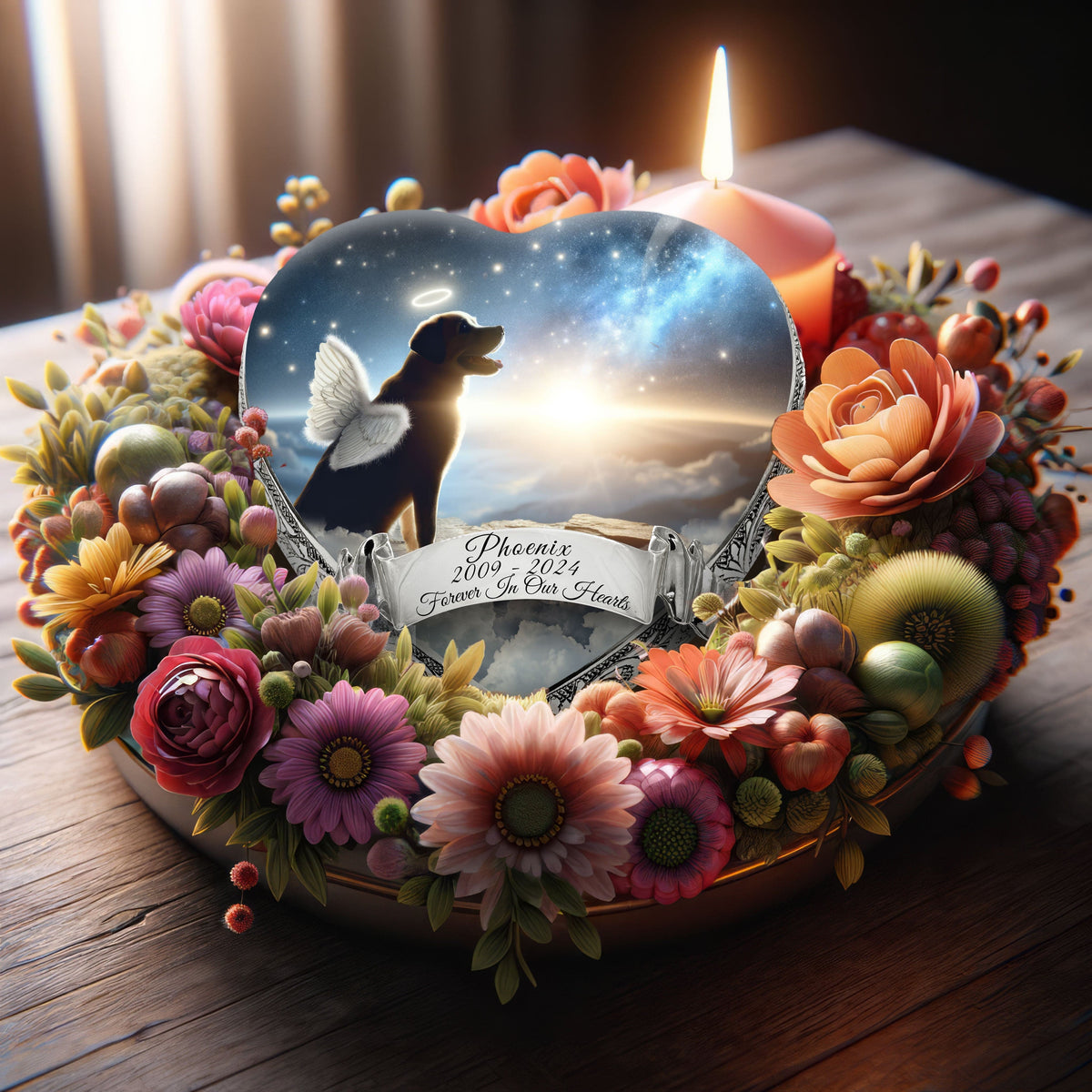 Eternal Elegance Dog Urns Any Breed - Angelic Light Dog Urn