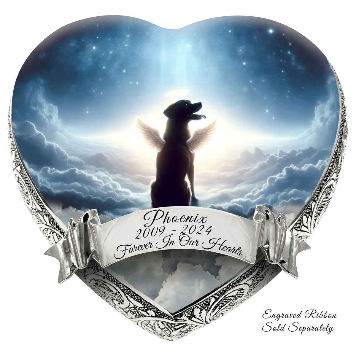 Eternal Elegance Dog Urns Any Breed - Celestial Canvas Dog Urn