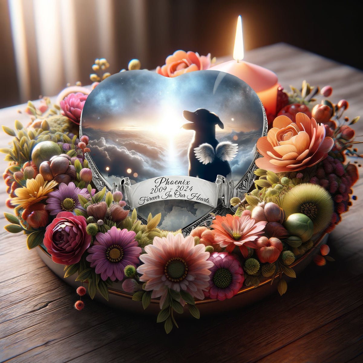 Eternal Elegance Dog Urns Any Breed - Twilight Haze Dog Urn